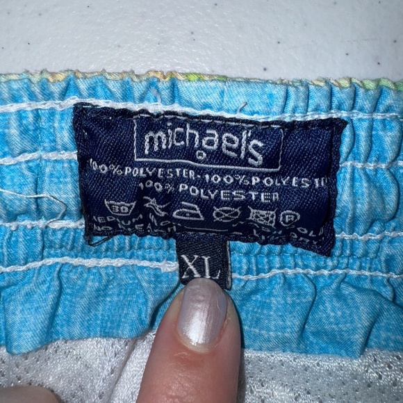 Michaels Pastel Starfish Multicolor Swim Trunks Shorts Size XL - Picture 3 of 6